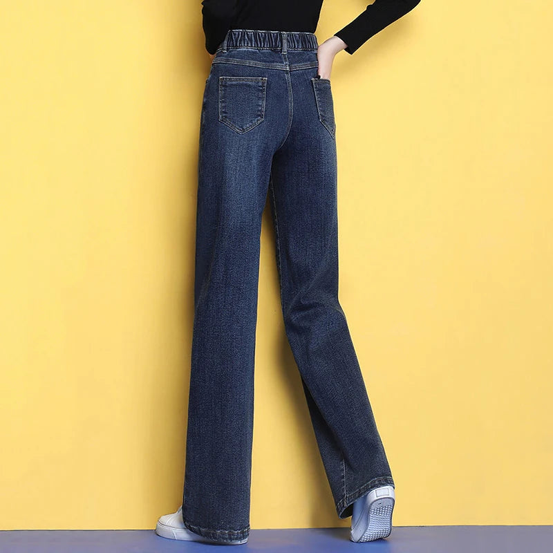 Calça Jeans Vintage Grossa para Inverno